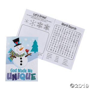God Made Me Unique Activity Books (24 Piece(s))