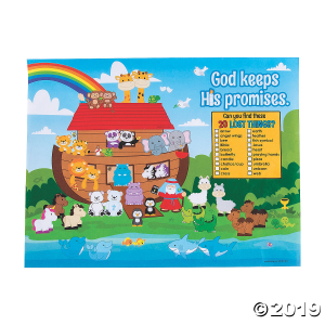Noah's Ark Image Hunt Activity Sheets (24 Piece(s))