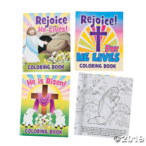 He Lives! Easter Story Coloring Books (Per Dozen)