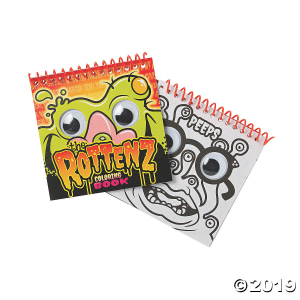 Da Rottenz Googly Eyes Spiral Coloring Books (Per Dozen)