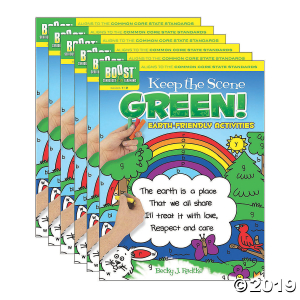 BOOST Educational Series Keep the Scene Green!: Earth-Friendly Activities, Pack of 6 (6 Piece(s))