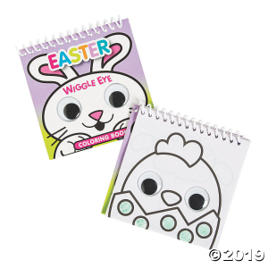 Easter Googly Eyes Spiral Coloring Books (Per Dozen)