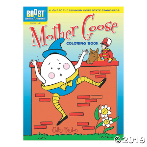 BOOST Educational Series Mother Goose Coloring Book, Pack of 6 (6 Piece(s))