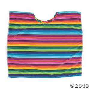 Kid's Fiesta Sarape Poncho (1 Piece(s))