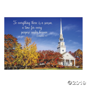 Religious Fall Backdrop Banner (1 Set(s))