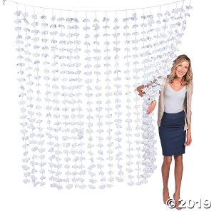 Wedding Fabric Flower Backdrop (1 Piece(s))