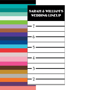 Personalized Mugshot Photo Booth Backdrops (1 Piece(s))