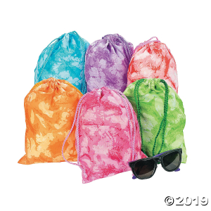 Tie-Dyed Drawstring Bags (Per Dozen)