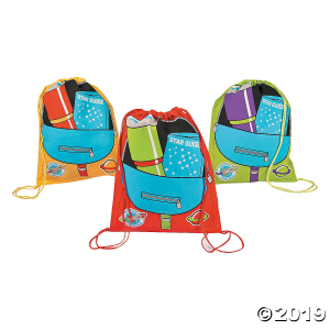 God's Galaxy VBS Medium Telescope Drawstring Bags (Per Dozen)