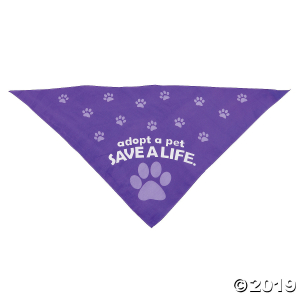 Pet Awareness Triangle Bandanas (Per Dozen)