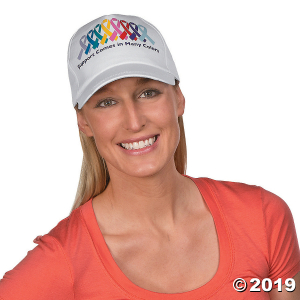 Cancer Awareness Baseball Caps (Per Dozen)