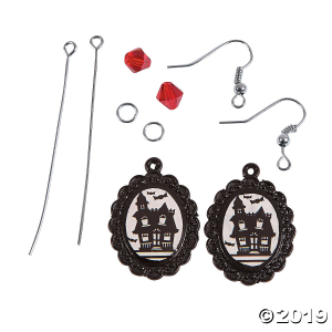 Haunted House Earrings Craft Kit (6 Pair)