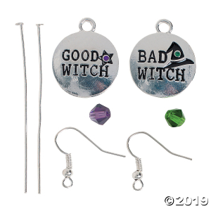 Good Witch/Bad Witch Earrings Craft Kit (6 Pair)