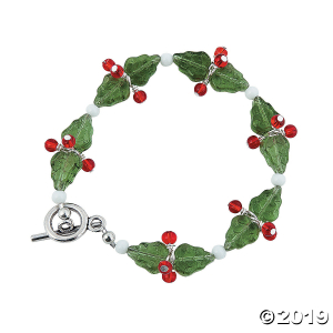 Holly Beaded Bracelet Kit (Makes 3)
