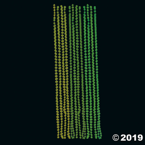 Glow-in-the-Dark Mardi Gras Beads (24 Piece(s))