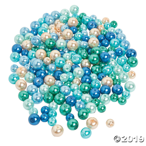 Ocean Waters Pearl Bead Assortment - 6mm-8mm (200 Piece(s))
