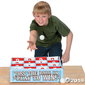 Carnival Table Tennis Ball Toss Game (1 Set(s))
