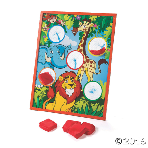 Zoo Animal Bean Bag Toss Game (1 Set(s))