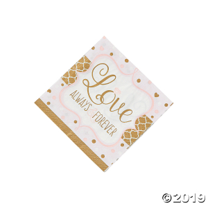 Sparkling Wedding Beverage Napkins (16 Piece(s))