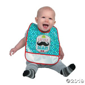 1st Birthday Mustache Bib (1 Piece(s))
