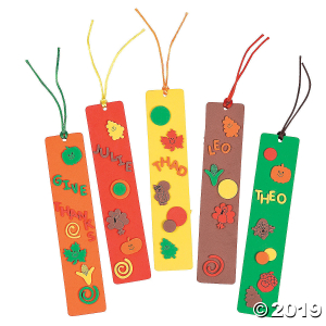 Fabulous Foam Fall Bookmarks (Makes 24)