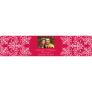 Custom Photo Wedding Water Bottle Labels (50 Piece(s))