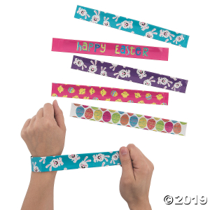 Easter Slap Bracelet Assortment (50 Piece(s))