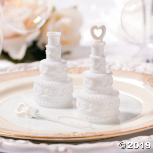 Wedding Cake Bubble Bottles (24 Piece(s))