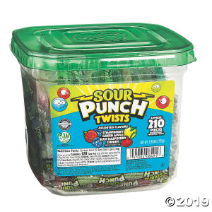 41 oz. Sour Punch® Twists Fruit-Flavored Chewy Candy (210 Piece(s))