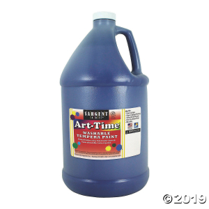 Sargent Art® Art-Time® Washable Tempera Paint, Gallon, Blue, Pack of 2 (2 Piece(s))