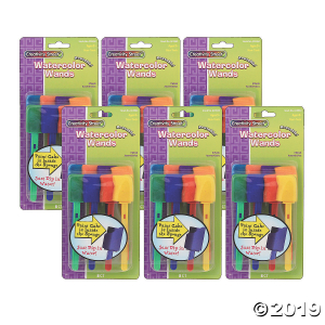 Creativity Street® Watercolor Wands, 8 Assorted Colors, 1-3?8" x 5-1?2", 48 Wands (6 Piece(s))