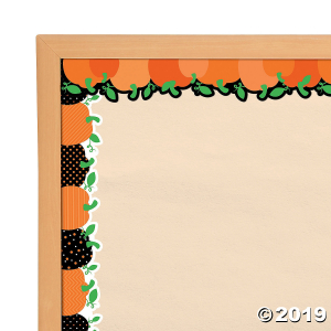 Pumpkin Bulletin Board Borders (Per Dozen)
