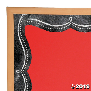 Dotted Swirl Chalkboard Bulletin Board Borders (Per Dozen)