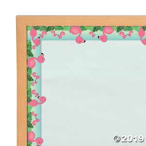 Flamingo Bulletin Board Borders (Per Dozen)