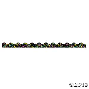 Eureka® Rock the Classroom Splatter Bulletin Board Border (Per Dozen)