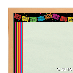 Double-Sided Fiesta Bulletin Board Borders (Per Dozen)