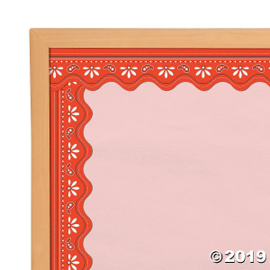 Carson-Dellosa® Red Bandana Scalloped Bulletin Board Borders (1 Set(s))