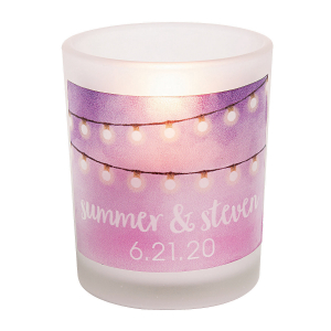 Personalized Hanging Lights Votive Candle Holders (Per Dozen)