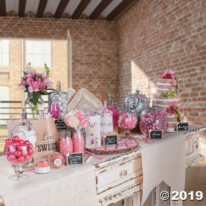 Pink Candy Buffet Assortment (1600 Piece(s))