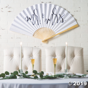 Jumbo Mr. & Mrs. Hanging Fan (1 Piece(s))