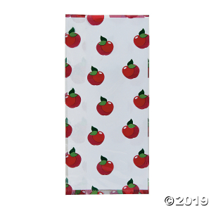 Fall Apple Cellophane Bags (Per Dozen)