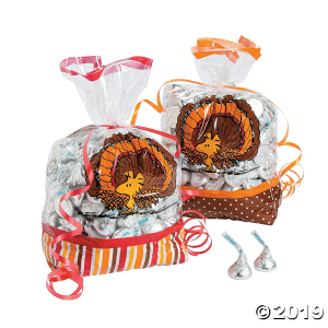 Peanuts® Thanksgiving Cellophane Bags (Per Dozen)