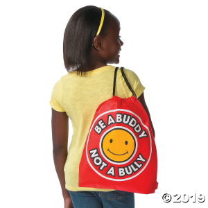 Medium Anti-Bullying Drawstring Bags (Per Dozen)