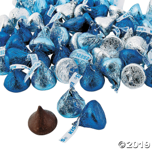 Hershey's® Kisses® Blue & Silver Chocolate Candy (65 Piece(s))