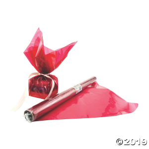 Hygloss® Cello-Wrap Roll, Red, 6 Rolls (6 Piece(s))