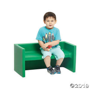 ECR4Kids Tri-Me 3-in-1 Cube Bench - Green (1 Unit(s))
