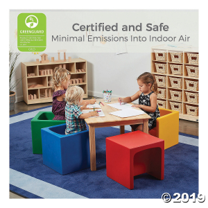 ECR4Kids Tri-Me 3-in-1 Cube Bench - Green (1 Unit(s))