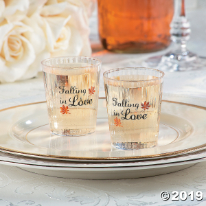 Falling in Love Plastic Shot Glasses (50 Piece(s))