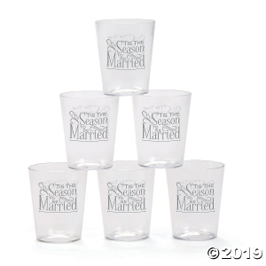 'Tis the Season Plastic Shot Glasses (50 Piece(s))