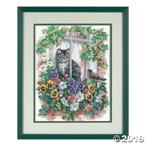 Cross Stitch Kit 11"X14"-Springtime View (1 Piece(s))